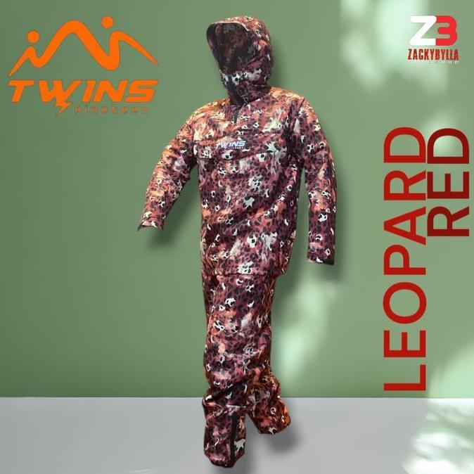 Terpopuler- Jas Hujan Saku Kangguru V2 Twins19 Twins Nineteen Setelan Jaket Celana Pria Wanita Kanto