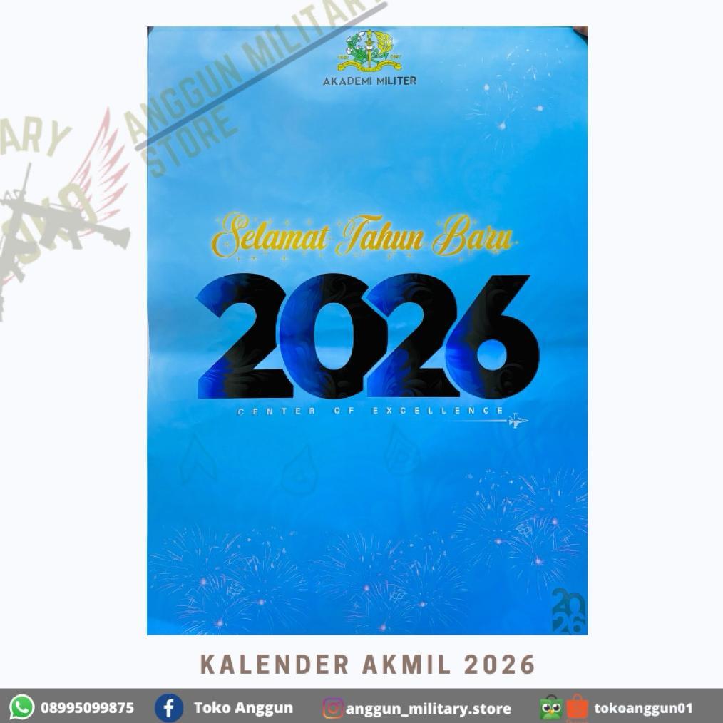 READY Kalender AKMIL 2026 || Kalender Akademi Militer 2026|| Kalender TNI AD 2026||Kalender Militer 