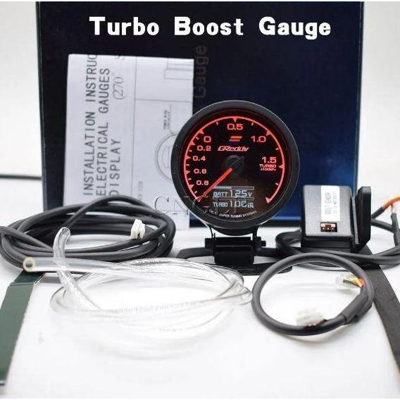 Tachometer Greddy Ori Indikator Mobil Lcd Gauge Greedy Takometer