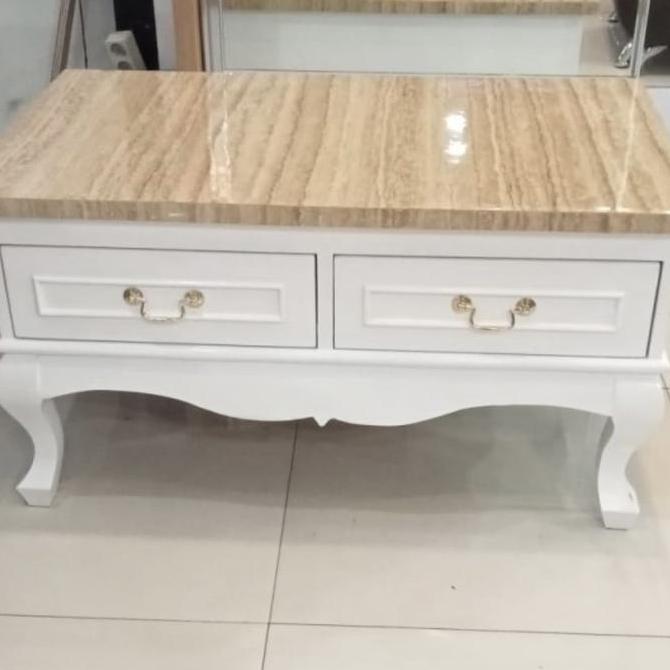 Terlaris Meja Tamu Hpl Marmer