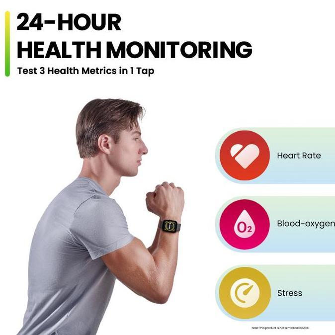 Amazfit Bip 5 46Mm Smartwatch Wanita Dengan Layar 1.91" Tft, Ip68, 300Mah, 120+ Mode Olahraga, Bluet