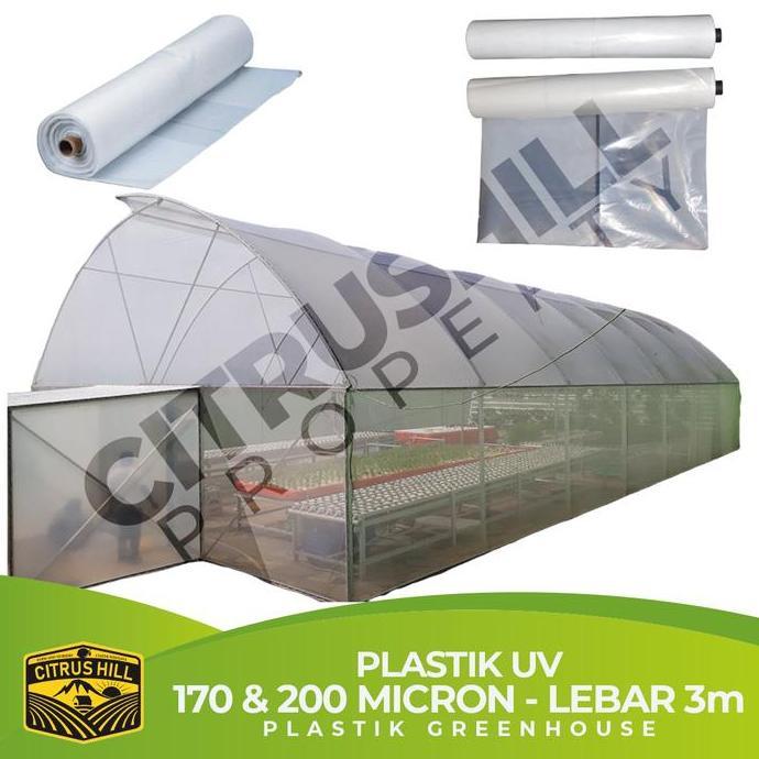 Taman- Plastik Uv Green House 200 Micron Dan 170 Micron - Lebar 3 Meter