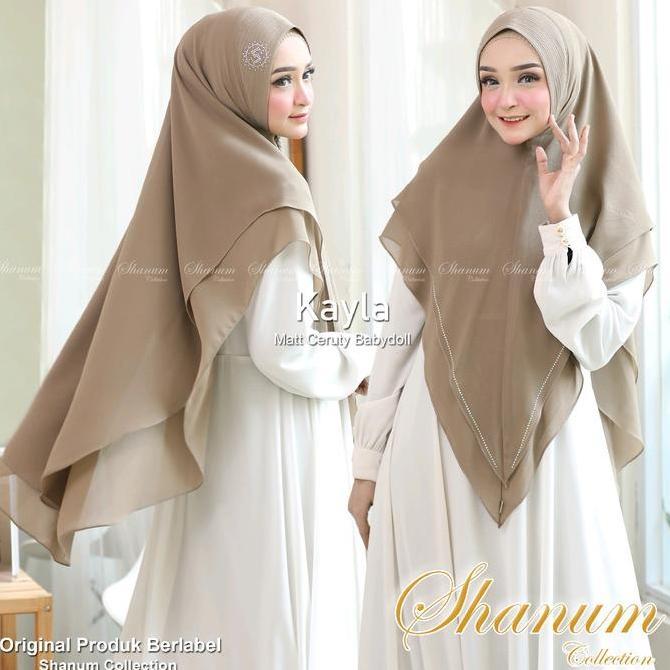 Terpopuler- Khimar Velove Hijab Syari Muslim Modern Payet Swaroski Ceruty Babydoll Armany Premium Me