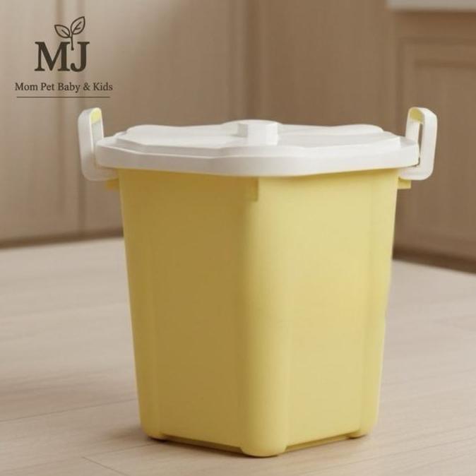 Ember Kamar Mandi 30L Warna Putih Estetik | Ember Plastik Tahan Lama dengan Desain Minimalis dan Ele