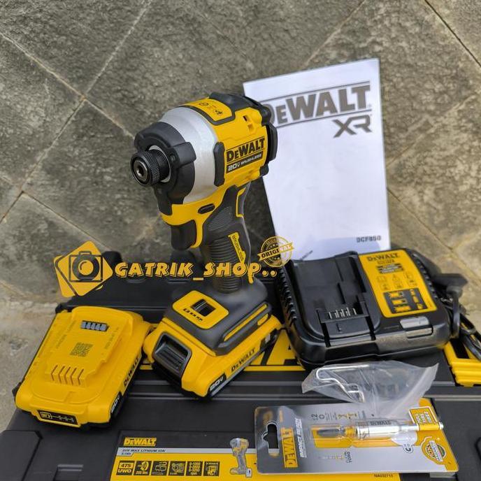 Dewalt DCF850 Impact Driver Baterai Dewalt DCF 850 20V Cordless Batere