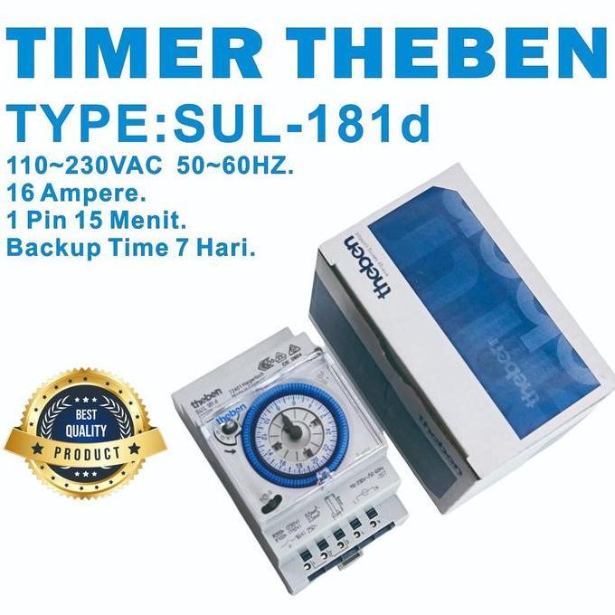 Listrikk- Timer Theben Sul-181D Timer Theben