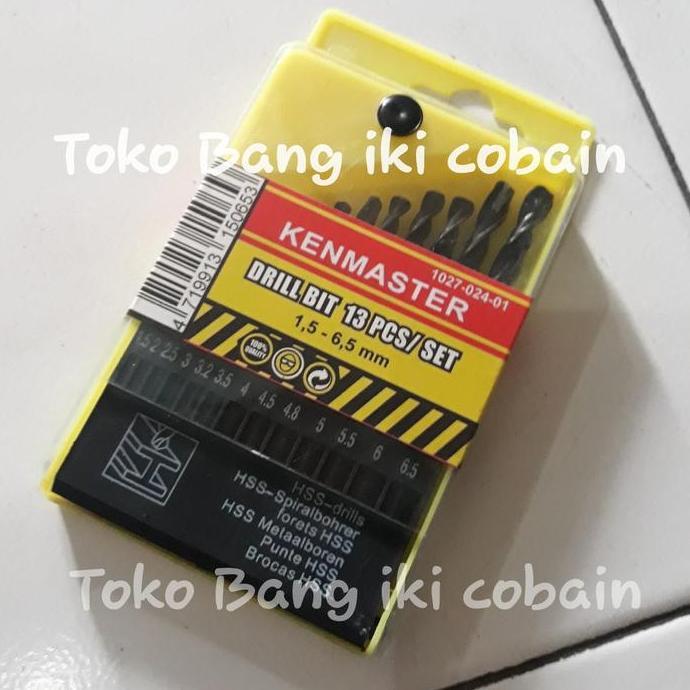 Mata Bor Besi 1set 13pcs Original Drill Bit