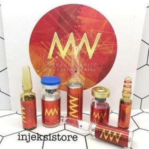 DAZZLING WHITE MW Merah ORIGINAL