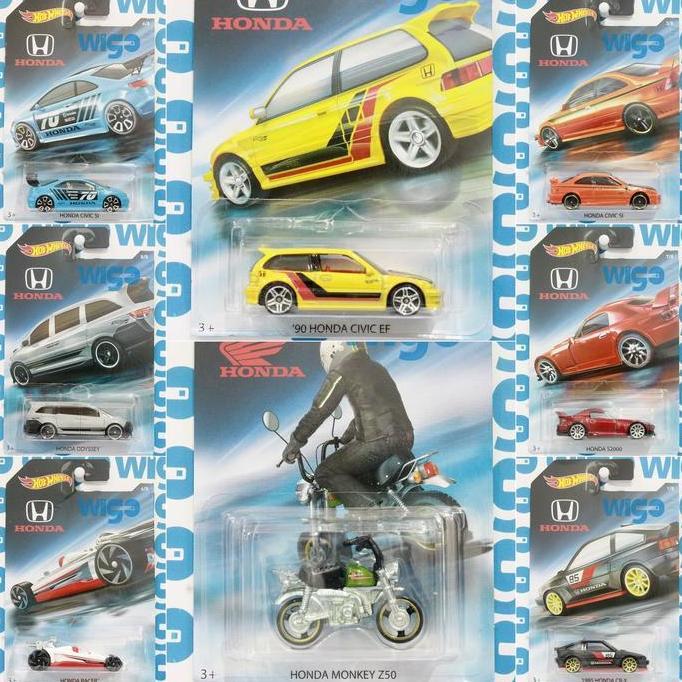 Hot Wheels Honda series set paket 8 pcs Hotwheels inc. Civic EF
