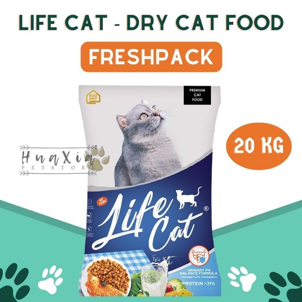 Makanan Kucing / Dry Cat Food Life Cat 20kg