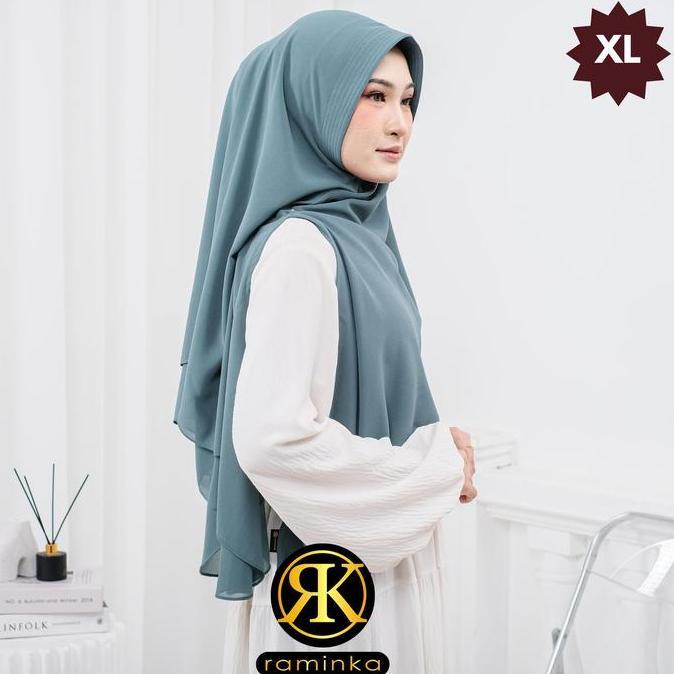 Terpopuler- Raminka Hijab Boba Pet Fatimah Kerudung Instan Muslim Pet Jilbab Khimar Instan Segi Empa