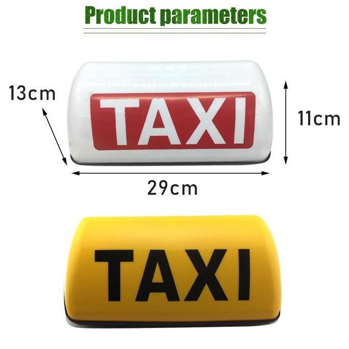 Kirimlangsung- Lampu Led Taksi Sign Light Taxi Lampu Tanda Atap Mobil