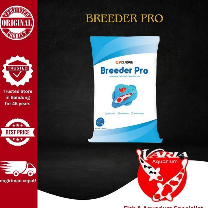 Blebeb- Pakan Ikan Koi Breeder Pro 10 Kg Pakan Ikan Karungan 10Kg