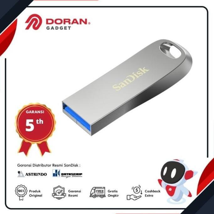 SanDisk Flash Disk Ultra Luxe USB 3.1 150MBps FlashDisk CZ74 32GB 32 G