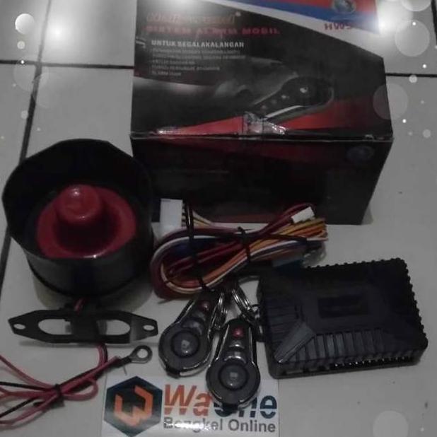 Remote Alarm Mobil + Kunci Remot Alarm Mobil