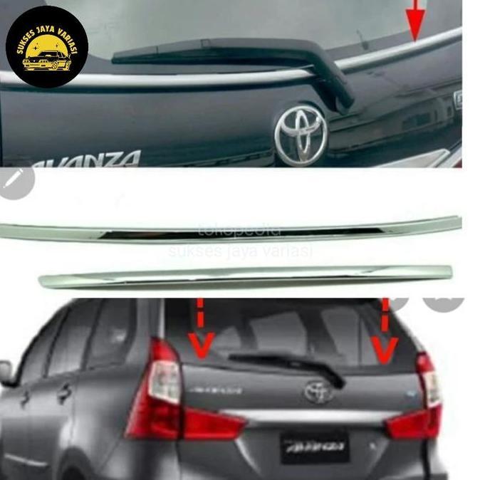 LIS KACA BELAKANG All New Avanza Xenia Veloz 2012-2020 CHROME