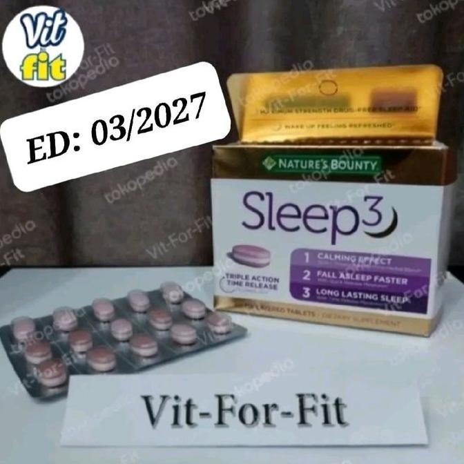 Nature's Bounty Sleep 3 Triple Action - 15 tabs / strip
