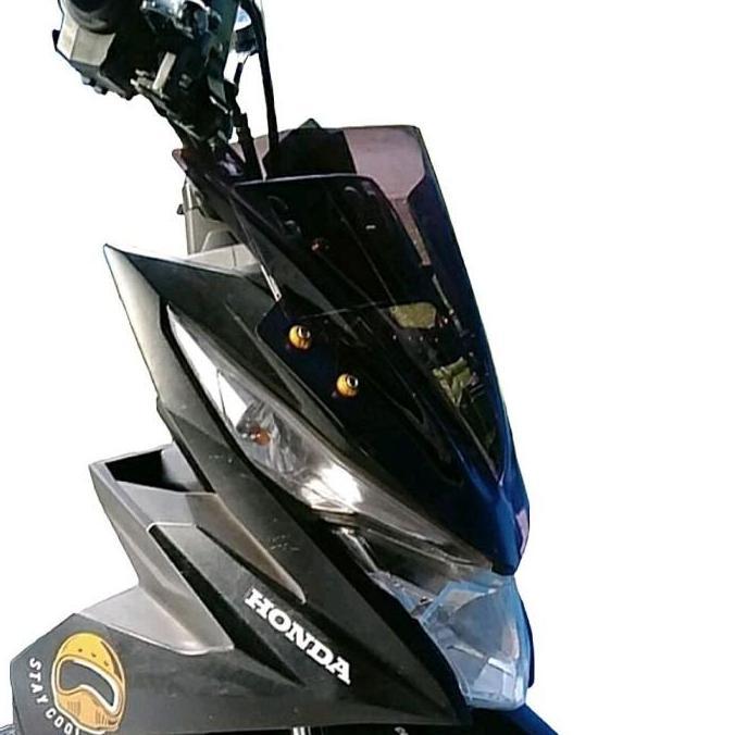 Thebest- visor beat street - windshield motor polos dan grafir