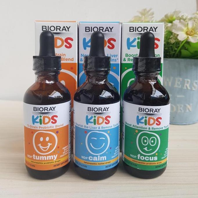 Bioray Kids NDF Tummy Probiotic Bioray Kids Calm Happy Focus Immune