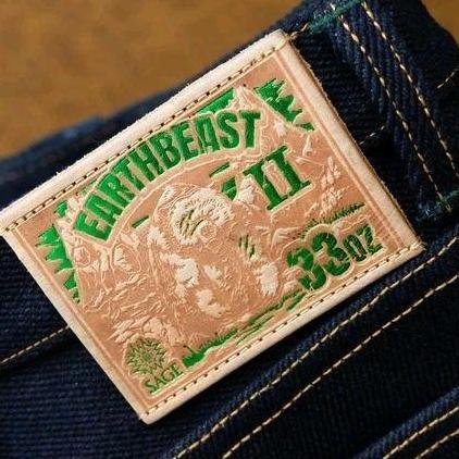 CELANA SAGE EARTHBEASTTHE II 33OZ Unsanforized DeepIndigo