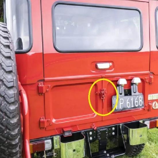 door lock rear barn door kunci pintu swing belakang hardtop fj40 bj40