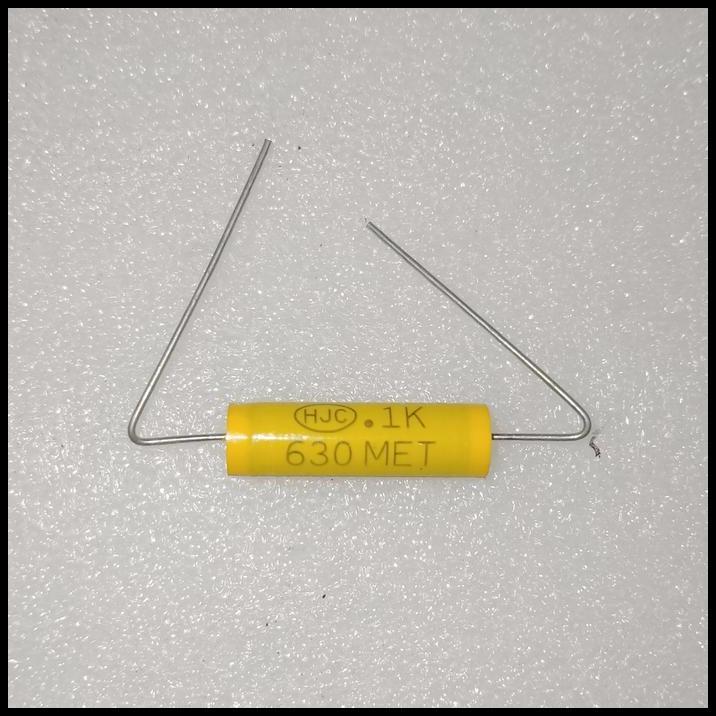 HOT DEAL KAPASITOR AXIAL 0,1UF 630V MET