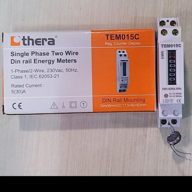 KWH Meter Analog TEM015C4240 / TEM015-C4240 Merk Thera