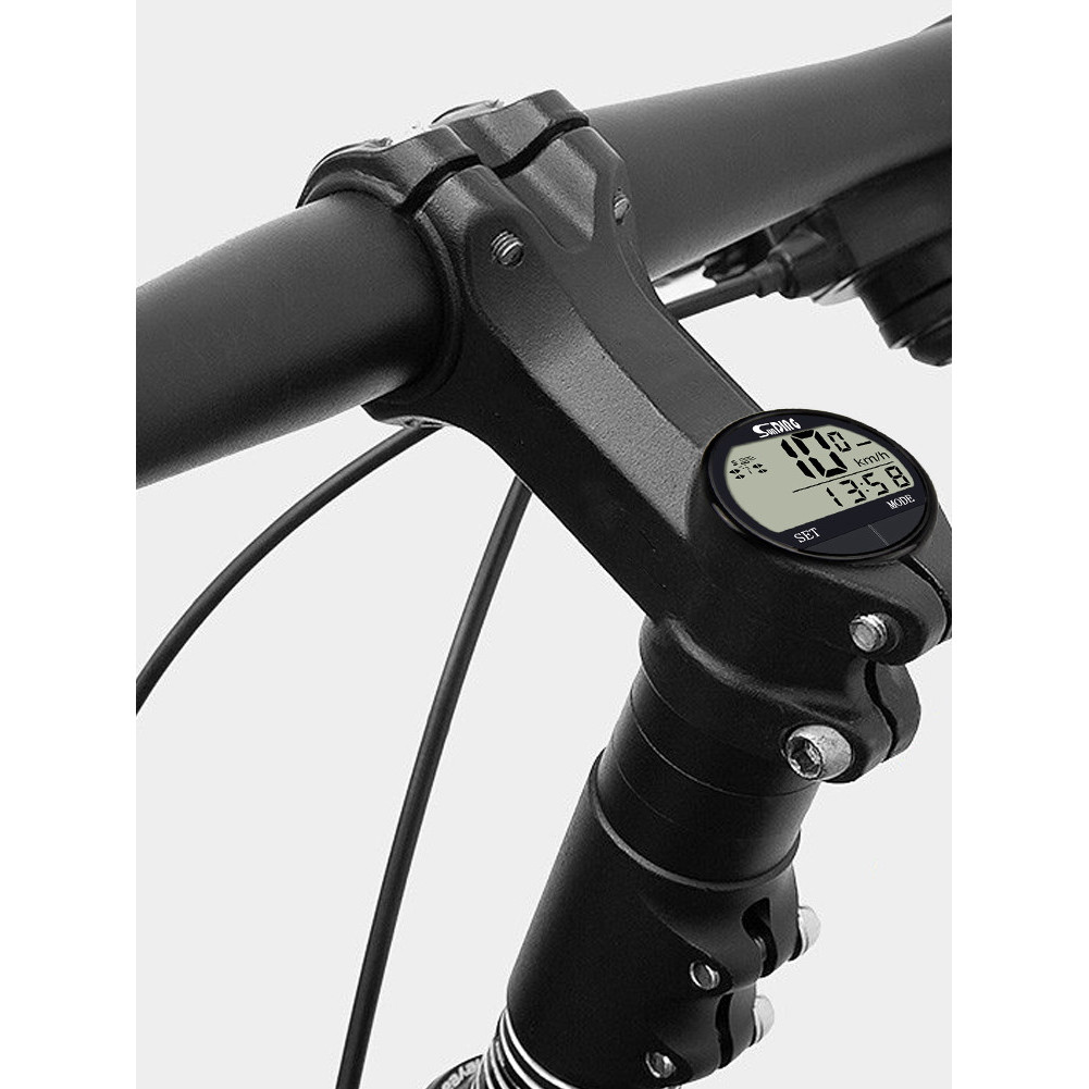 Bike Computer Bicycle Speedometer LCD Digital Display Bike Odometer Multi-Functional Mountain Bike 