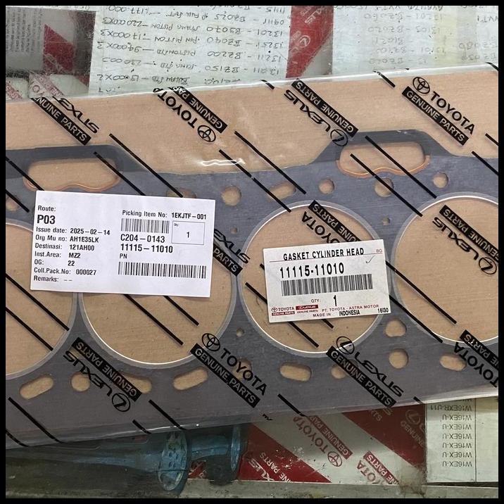 GRATIS ONGKIR GASKET CYILINDER HEAD STARLET-PACKING DEKSEL STARLET 1E 2E ORIGINAL 