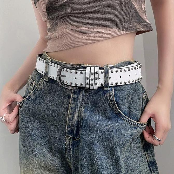promo - punk dan y2k ikat pinggang wanita pria sabuk keren pinggang pria belt wanita fashion belt ga