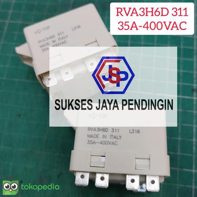 Potential Relay RVA3H6D 311 35A - 400VAC