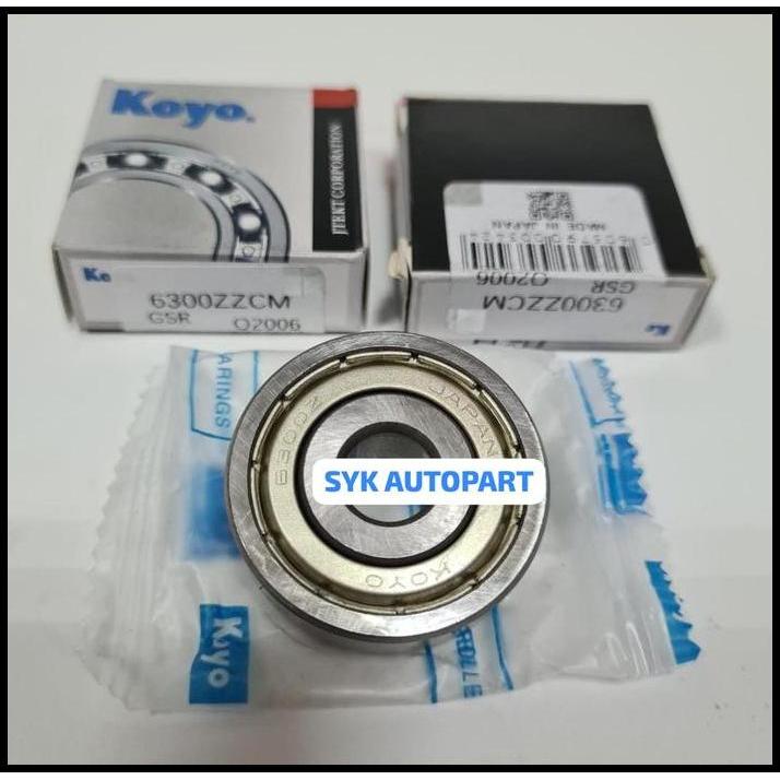 DISKON BEARING 6300 ZZ KOYO 6300ZZ KOYO TUTUP BESI 