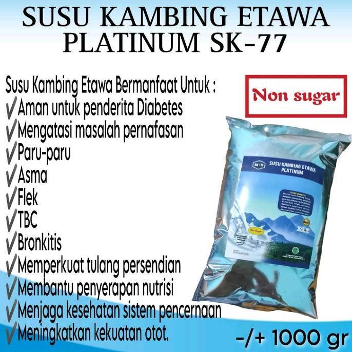 Alami- Susu Kambing Etawa Platinum Sk77 1Kg Non Sugar