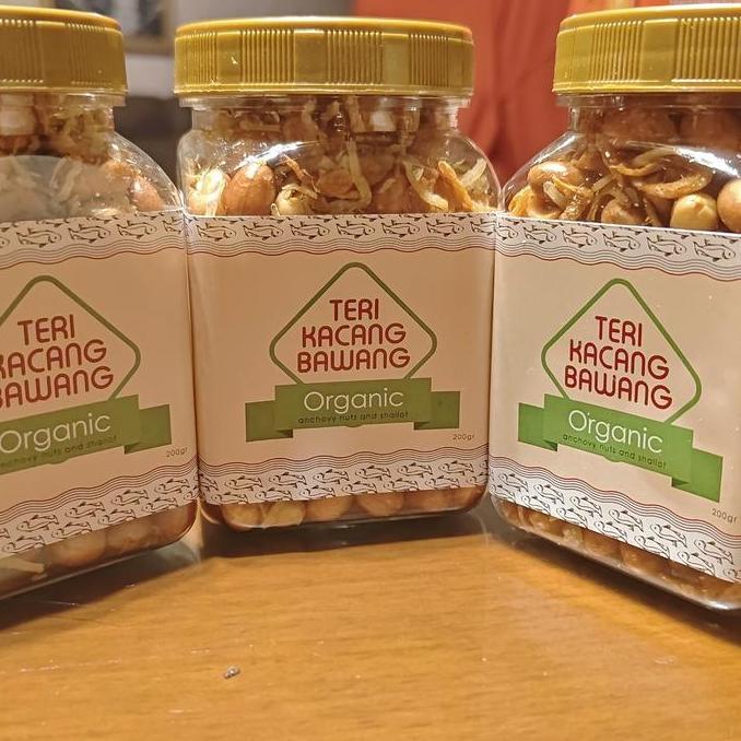 Nikmat- Teri Kacang Organic, Mama Ella,  Camilan Sehat, Teri Medan, Snacks, Kacang Goreng, Bawang Go