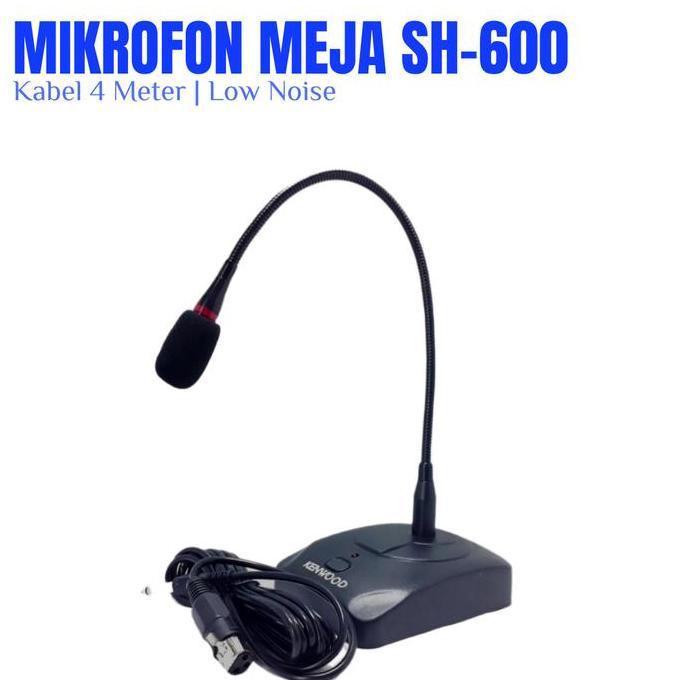 Microphone Meja Mic Podium Mic Mimbar Microphone Kabel Sh-600 Conference Microphone Low Noise Mic Ra