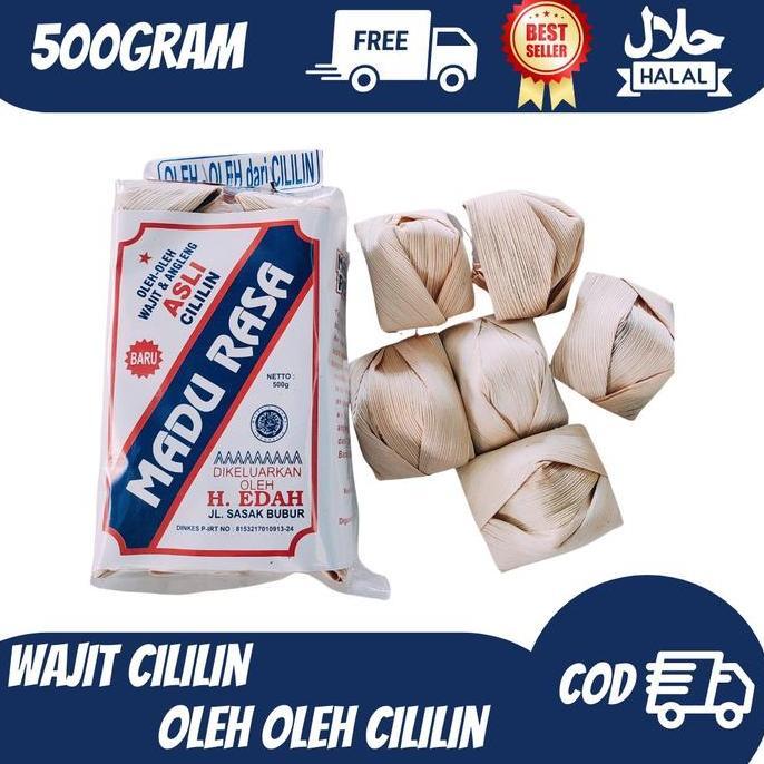 Nikmat- Wajit Wajik Madurasa Khas Cililin - Oleh-Oleh Asli Cililin, 500G - Food Makanan