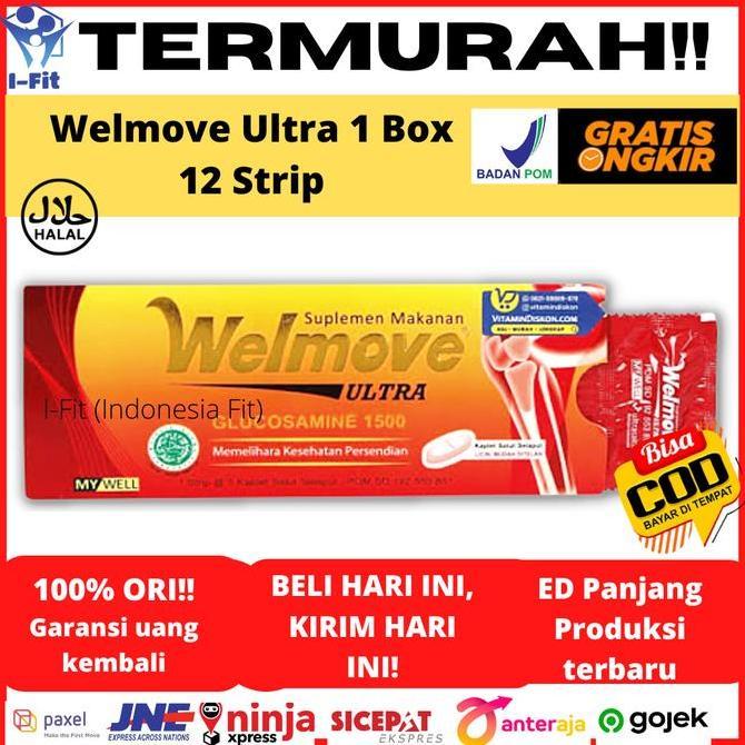 Welmove Ultra Box isi 12 Strip Suplemen dan Obat Nyeri Radang Sendi