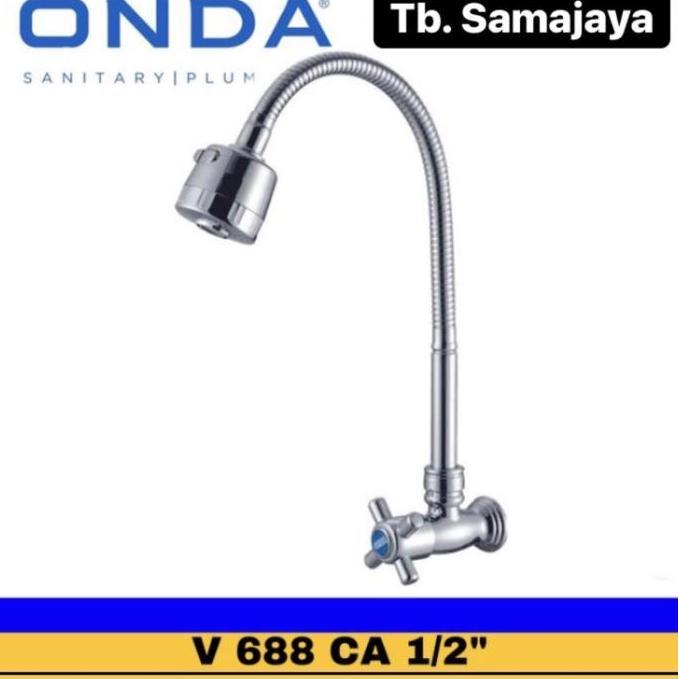 Langsungaja- Kran Angsa Onda V 688 Ca . Keran Cuci Piring Onda Flexible V688 Ca