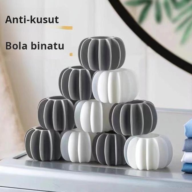 Ayokirim- Penghilang Noda Bola Cucian Anti Kusut Mesin Cuci Drum Bola Ajaib Mesin Cuci Pembersih Khu