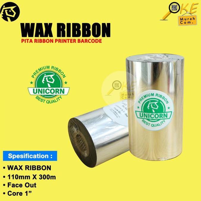 Solid- Pita Ribbon Wax 110Mm X 300M Zebra Gt-820