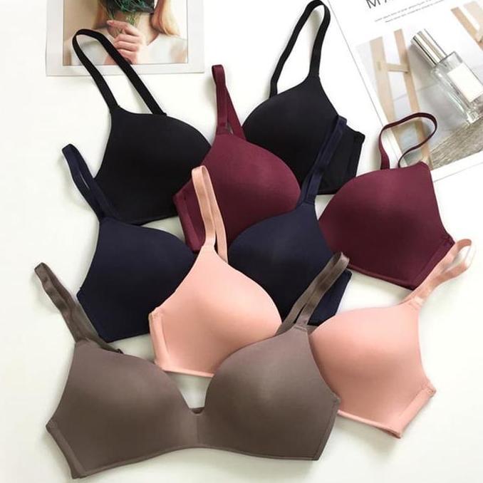 Daily Bra Push Up Tanpa Kawat Seamless Bra Murah Busa Kamisol Bralette
