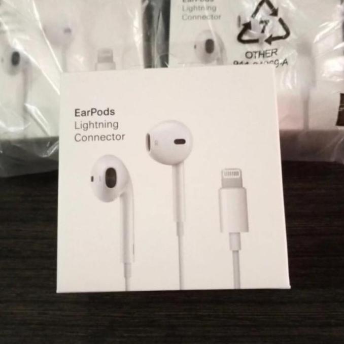 tamiyangaleri - earphone lightning for iphone 7 x 11 12 13 14 earpods original headset ori audio
