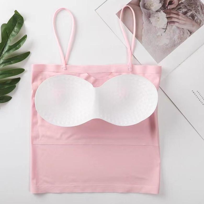 Promo  StarbellaTanktop Wanita Pakaian Atasan Tanpa Lengan Tanktop Tali Spagheti Import Bra Panjang 
