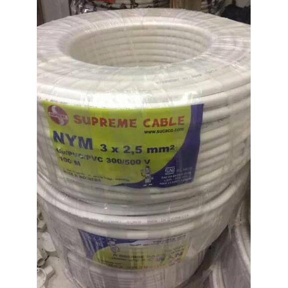 Promo Kabel Nym 3x2,5 mm Supreme @100m / NYM 3x2.5 mm Supreme Diskon