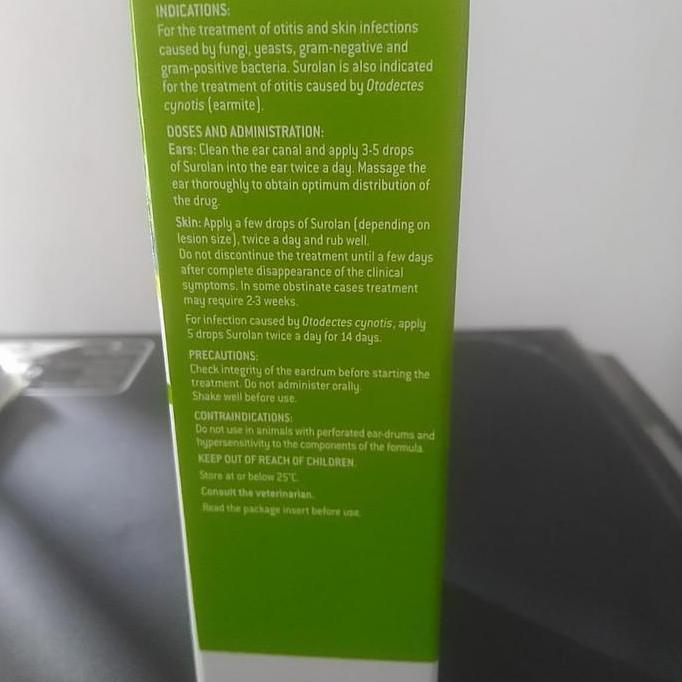 Murah Obat Tetes Telinga Otitis Dermatitis Untuk Kucing Untuk Anjing Surolan