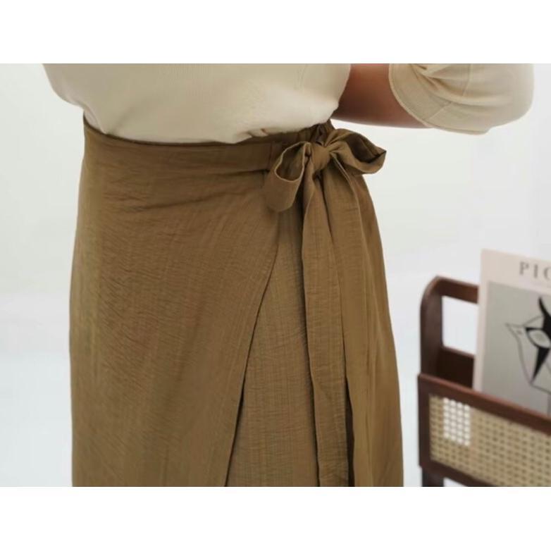 big promo tied rok celana//kulot rok coquette layer depan tali samping pita//tied amora rok celana