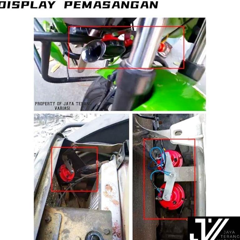 Limited Klakson Keong Mobil Motor Waterproof 12 Volt Klakson Sepeda Motor