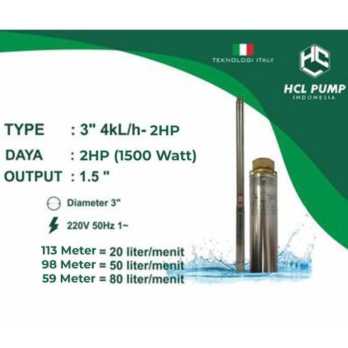 ] HCL 3 SDM 4/28 2hp 1,5" submersible pump 3SDM 2 hp 1,5 inch