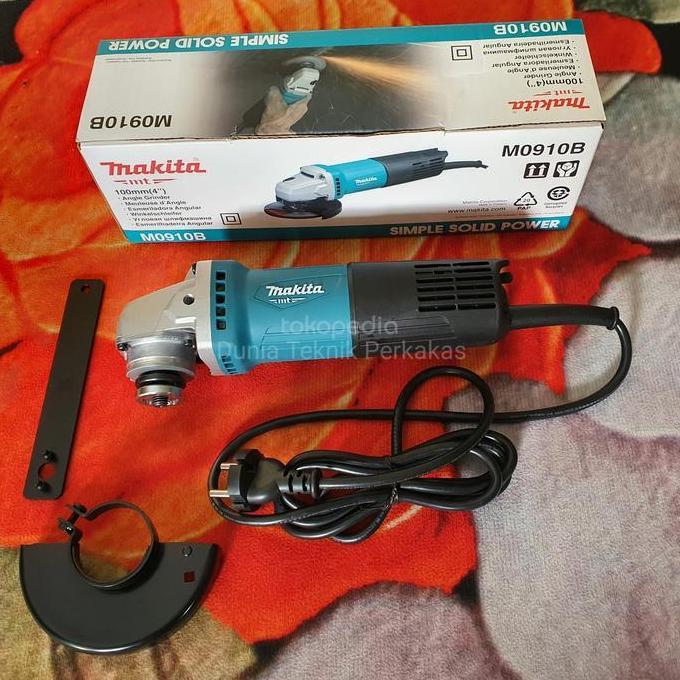 PROMO mesin gerinda MAKITA 4 inch M0910B /gerinda MAKITA saklar belakang