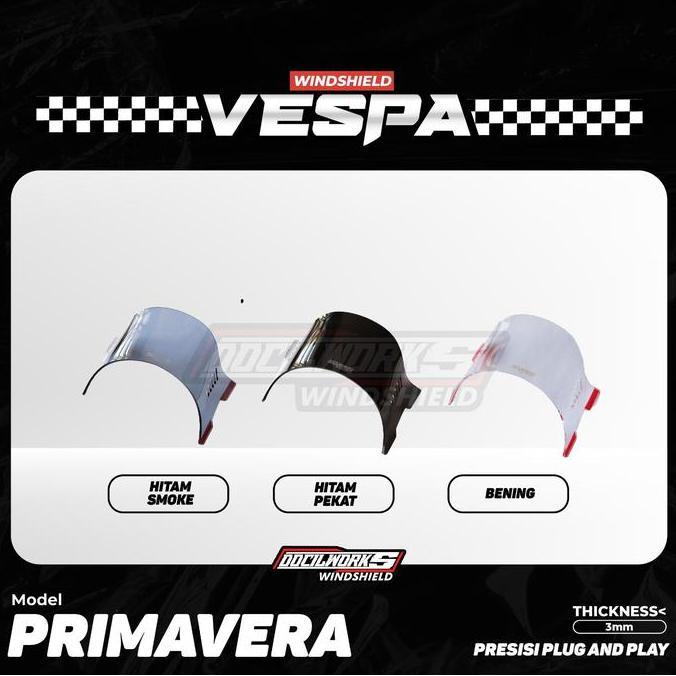 Docilworks - Visor Windshield Vespa Primavera